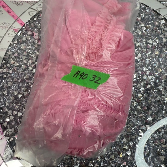 Victoria's Secret sexy little things Pink Rhinestone-Babydoll Chemise Satin Bow - Picture 15 of 15